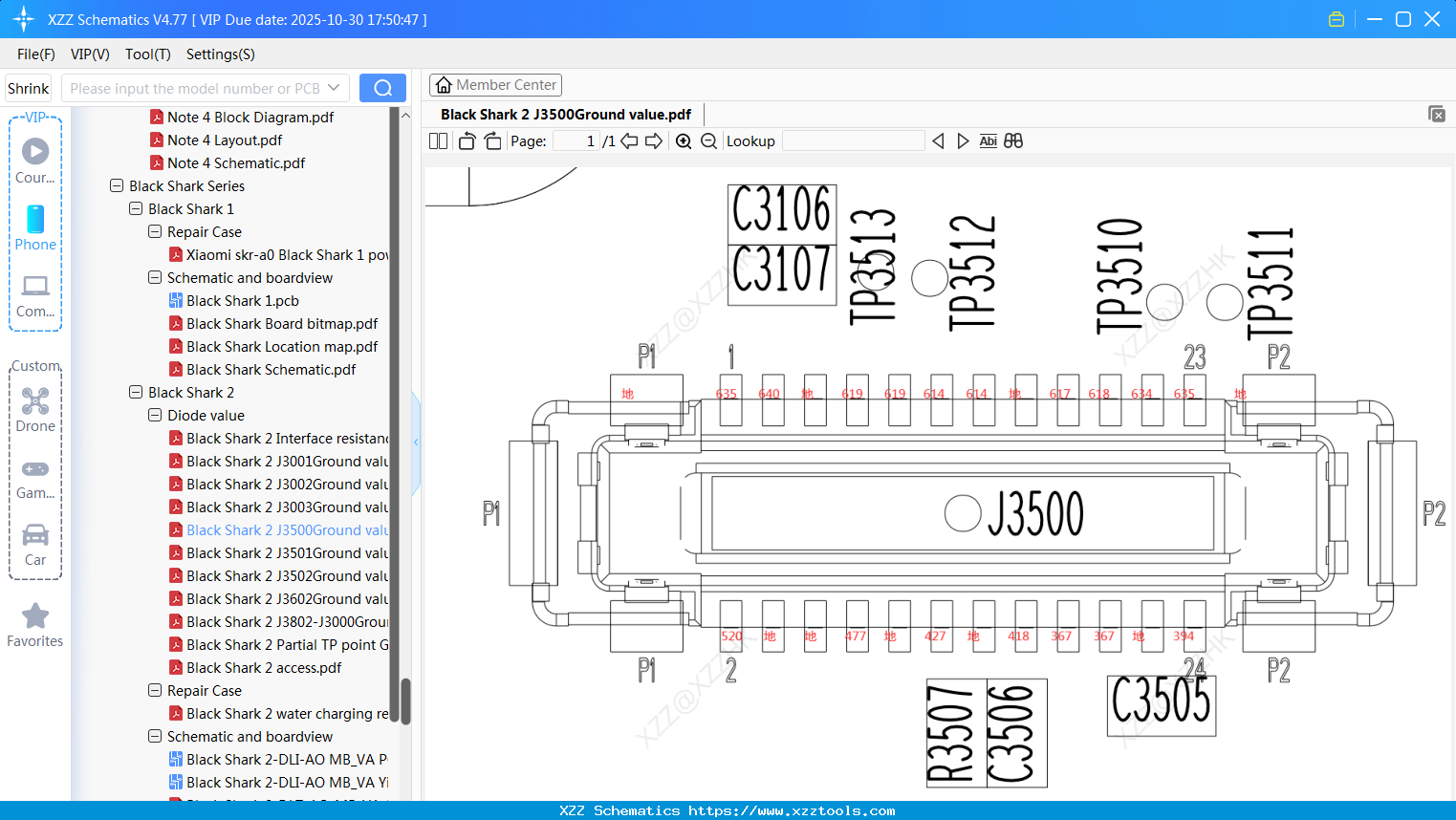 Xiaomi Black Shark 2 J3500Ground Value